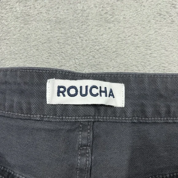 Roucha Jeans Womens Size D 16-18 Over 5'4 Dada Gray Pleated Ankle New - Picture 8 of 16